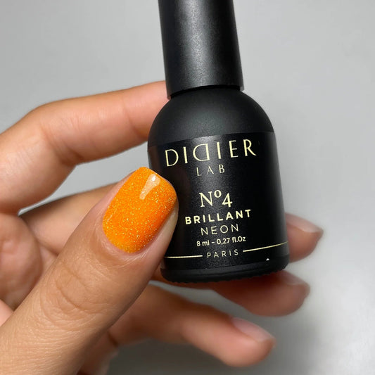 Gel Polish Brillant NEON, Didier Lab, No. 4, HEMA and TPO free, 8 ml