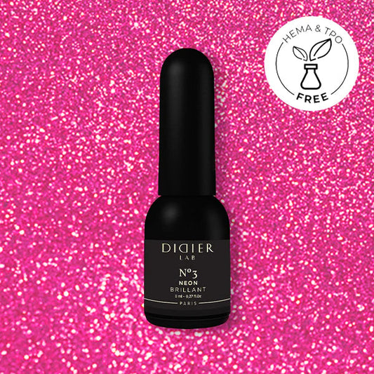 Gel Polish Brillant NEON, Didier Lab, No. 3, HEMA and TPO free, 8 ml